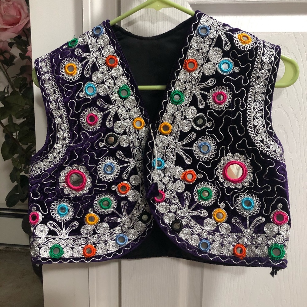 Afghan mirror vest